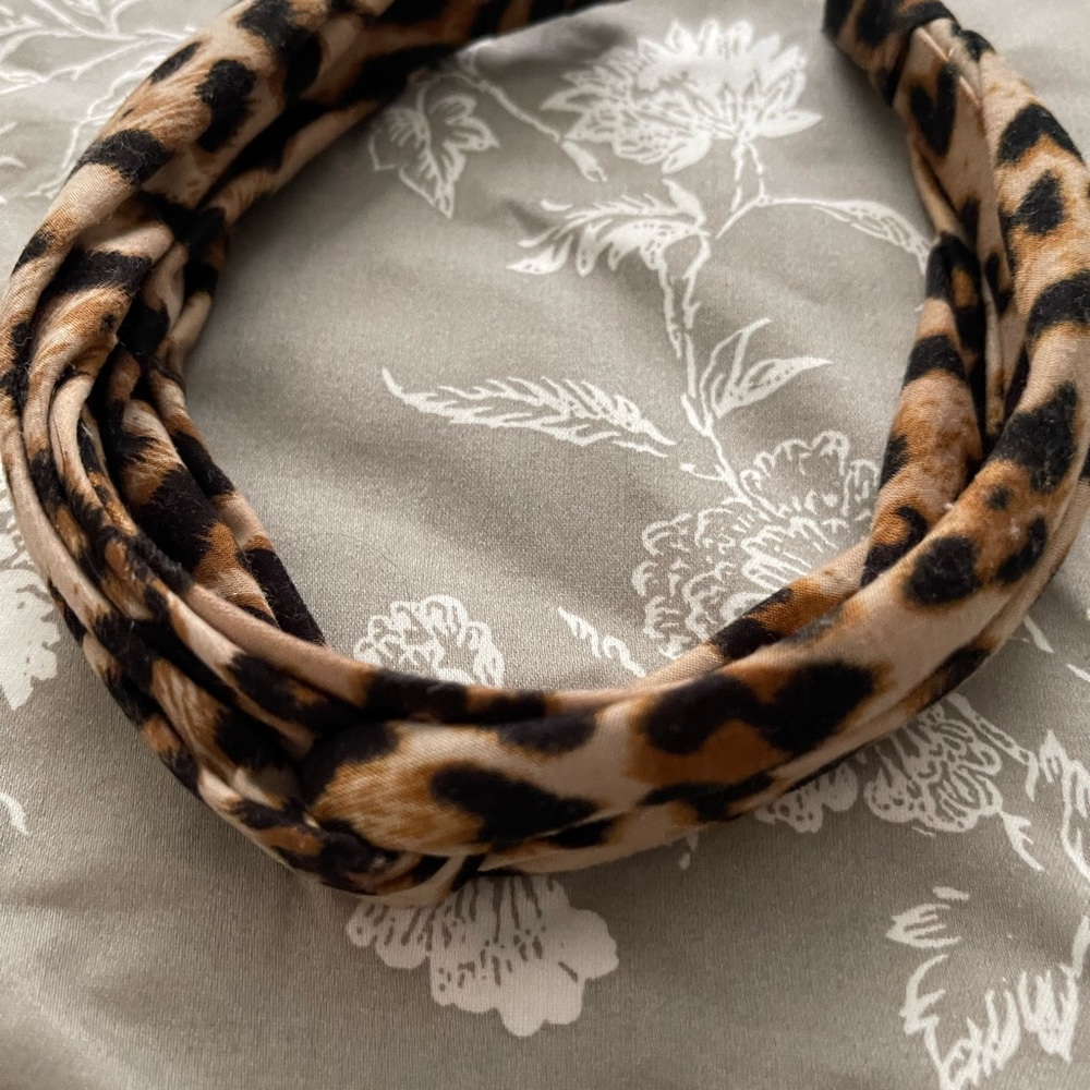 Leopard headband